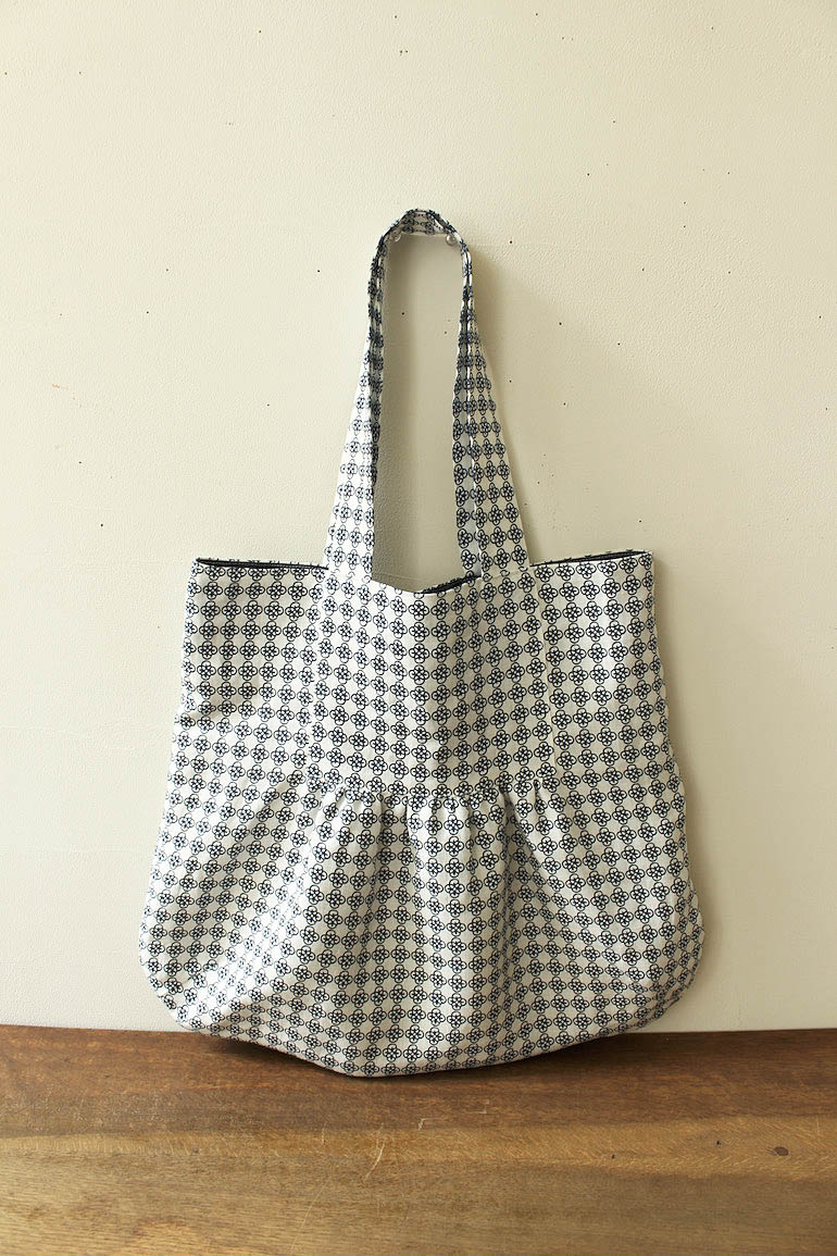  四角いヨークのトートバックセット